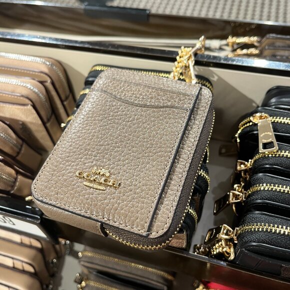 ZIP CARD CASE (COACH 6303 IMV2R) - Picture 6 of 7